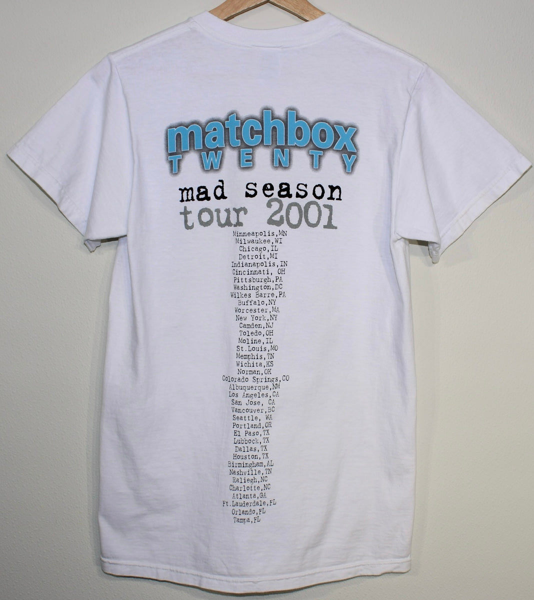 Vintage Matchbox Twenty 2001 Tour Tshirt sz M – First Team Vintage