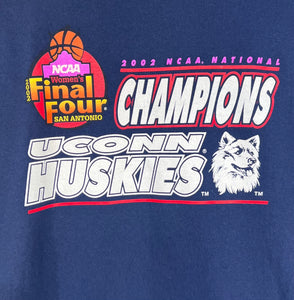 Vintage UConn Huskies 2003 Woman’s NCAA Champions Tshirt sz XL