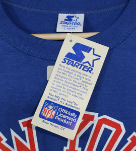 Vintage New York Giants Starter Arch Logo Tshirt sz Large New w. Tags