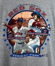 Load image into Gallery viewer, Vintage Red Sox Pedro Martinez Nomar Garciaparra T-shirt sz XL