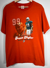 Load image into Gallery viewer, Vintage Miami Dolphins Jason Taylor Tshirt sz Large