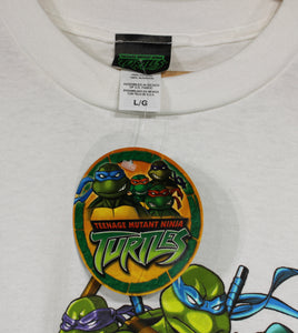 Vintage Teenage Mutant Ninja Turtles Tshirt sz L New w. Tags