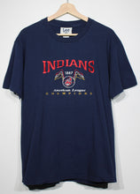 Load image into Gallery viewer, Vintage 1997 Indians AL Champions Tshirt sz M