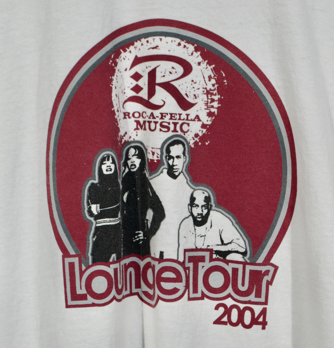 Vintage Roc-a-fella Lounge Tour 2004 Tshirt sz XL New w/o Tags