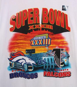 Vintage Super Bowl 33 Tshirt sz XL New w. Tags
