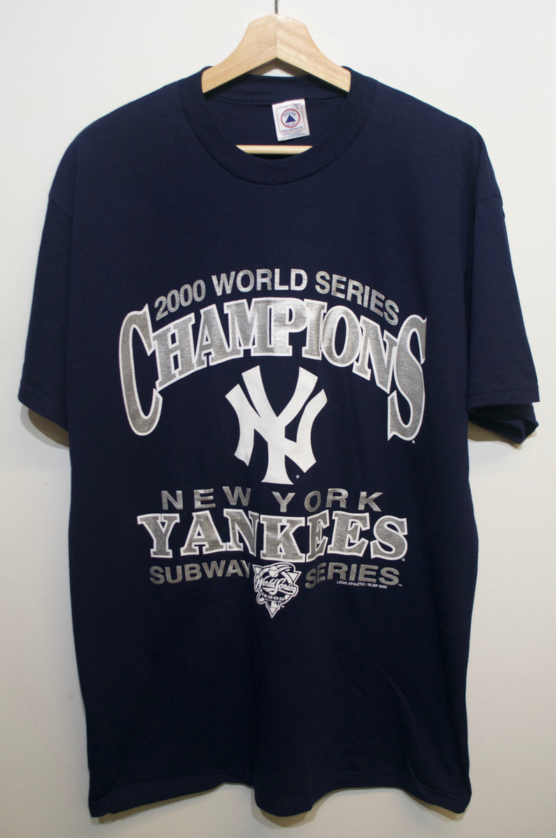 2000 New York Yankees Subway Series champions roster t shirt size L – Mr.  Throwback NYC