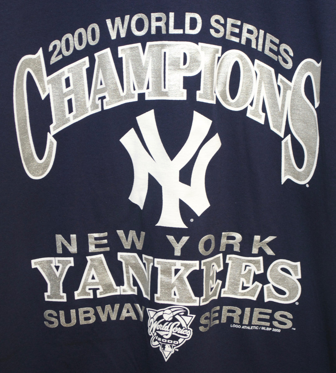 2000 New York Yankees Subway Series champions roster t shirt size