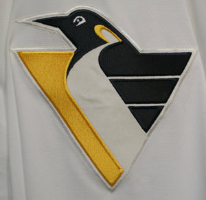 Penguins White CCM Jersey sz XL