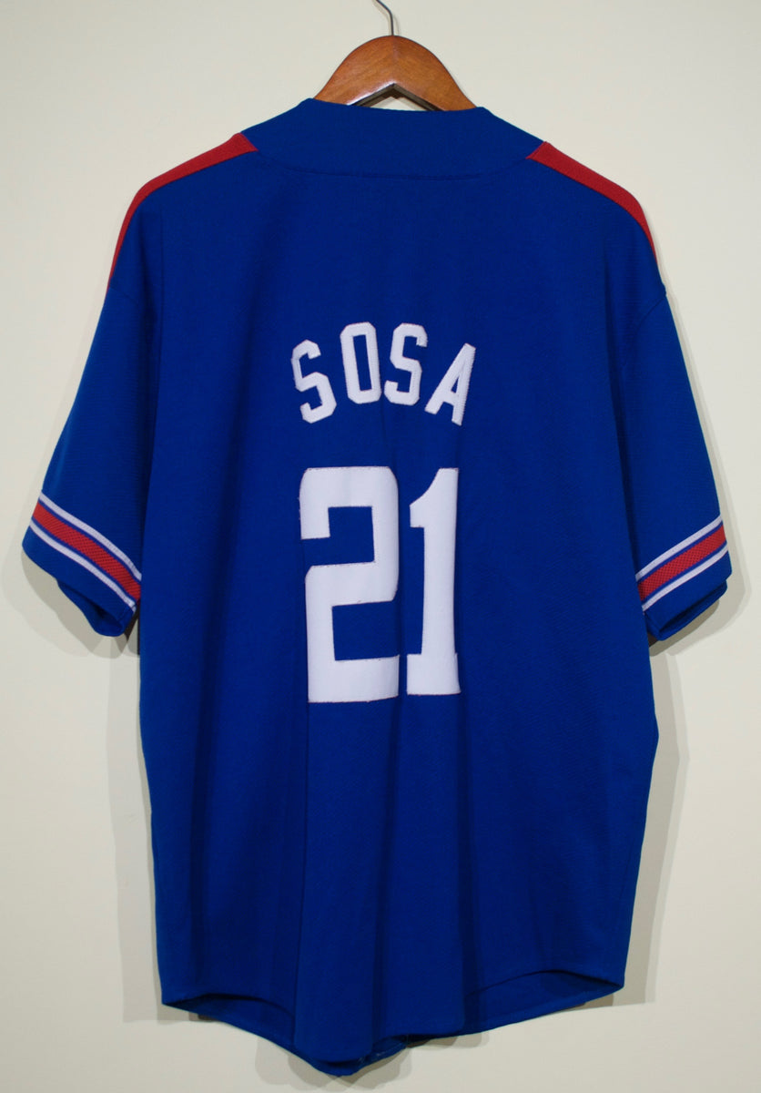 Sammy Sosa Cubs Jersey sz L – First Team Vintage