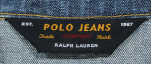Vintage Polo Ralph Lauren Denim Flag Jacket sz XL