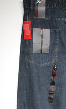 Load image into Gallery viewer, Vintage FUBU Leather Patch Jeans sz 34 New w/ Tags