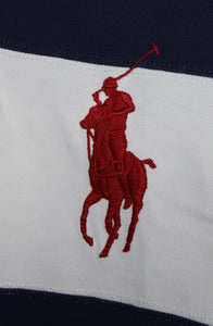 Vintage Polo Crest Striped Shirt sz M