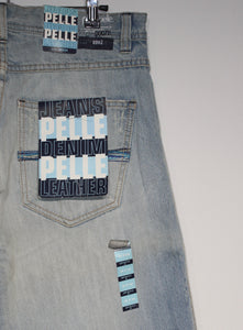 Vintage Pelle Pelle Light-wash Jeans sz 36 New w/ Tags