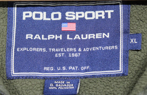 Vintage Ralph Lauren Polo Sport Polartec Fleece Jacket sz XL