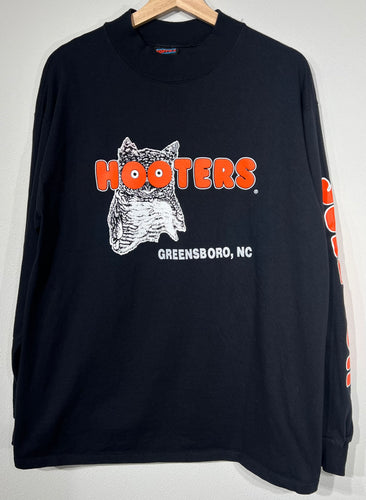 Vintage Hooters Greensboro Long-sleeve Tshirt sz L