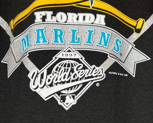 Vintage Florida Marlins 1997 Championship Tshirt sz 2XL New w. Tags