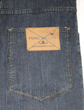 Load image into Gallery viewer, Vintage FUBU Leather Patch Jeans sz 34 New w/ Tags