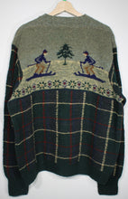 Load image into Gallery viewer, Vintage Polo Ralph Lauren Skier Plaid Knit Sweater sz XL