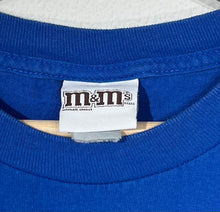 Load image into Gallery viewer, Vintage Blue M&amp;M Tshirt sz XL