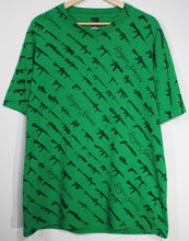 Load image into Gallery viewer, Vintage Rouge Status Guns All Over Print Tshirt sz L
