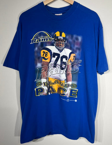 Vintage Rams Orlando Pace Tshirt sz L