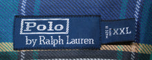 Load image into Gallery viewer, Vintage Polo Ralph Lauren Blue Flannel Shirt sz 2XL