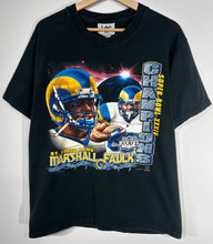 Load image into Gallery viewer, Vintage Marshall Faulk St. Louis Rams Super Bowl 34 Tshirt sz M