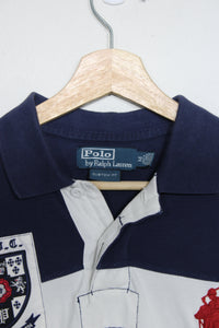 Vintage Polo Crest Striped Shirt sz M