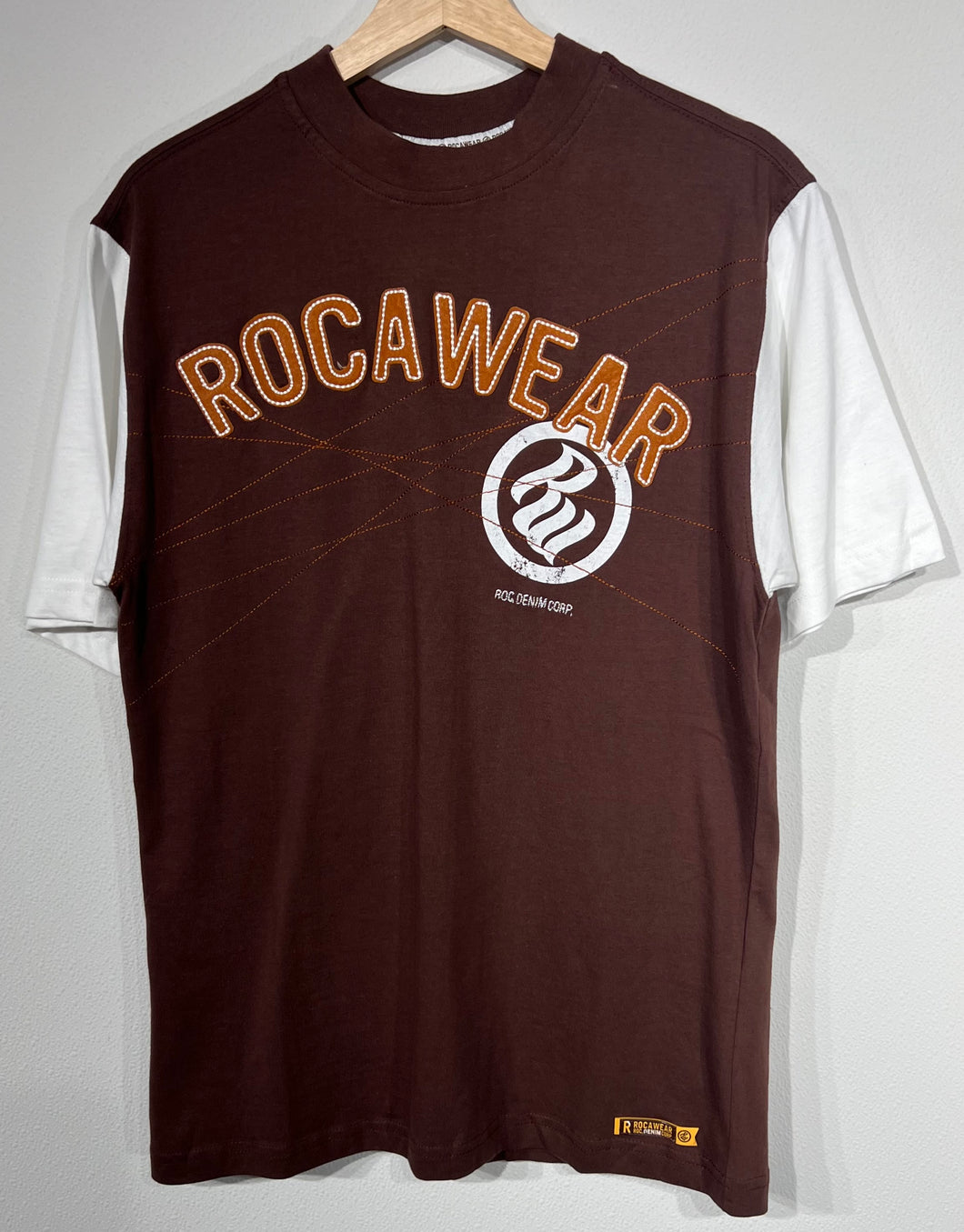 Vintage Rocawear Embroidered Tshirt sz S New w. Tags