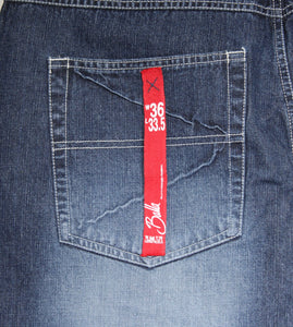Vintage Balla Script Pocket Jeans sz 36 New w. Tags