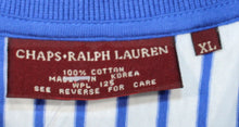 Load image into Gallery viewer, Vintage Chaps by Ralph Lauren Striped Polo Tshirt sz XL New w. Tags