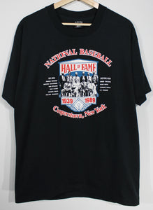 Vintage 1989 Cooperstown Baseball Hall of Fame Tshirt sz XL