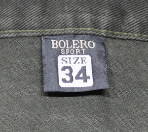 Vintage Olive Bolero Tekno Jeans sz 34 New w/ Tags