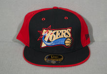 Load image into Gallery viewer, Vintage Sixers Pinwheel Fitted sz 7 5/8 New w/ Tags