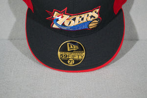 Vintage Sixers Pinwheel Fitted sz 7 5/8 New w/ Tags