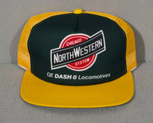 Load image into Gallery viewer, Vintage Chicago and Northwestern System Trucker Snapback Hat New w/o Tags