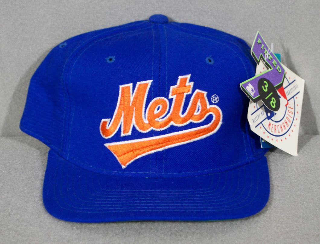 Vintage Mets Script Starter Fitted sz 7 3/8 New w/ Tags