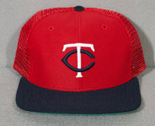 Load image into Gallery viewer, Vintage Twins Trucker Snapback Hat New w/o Tags