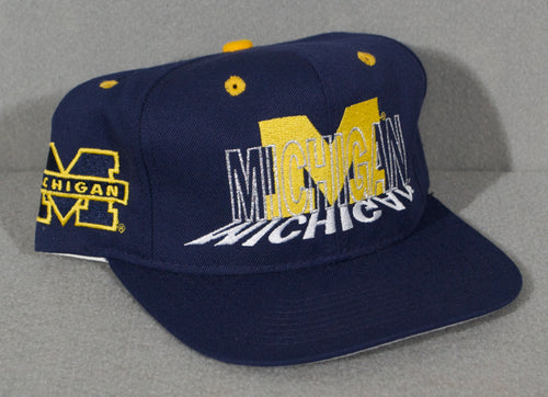 Vintage Michigan Shadow Snapback New w/o Tags