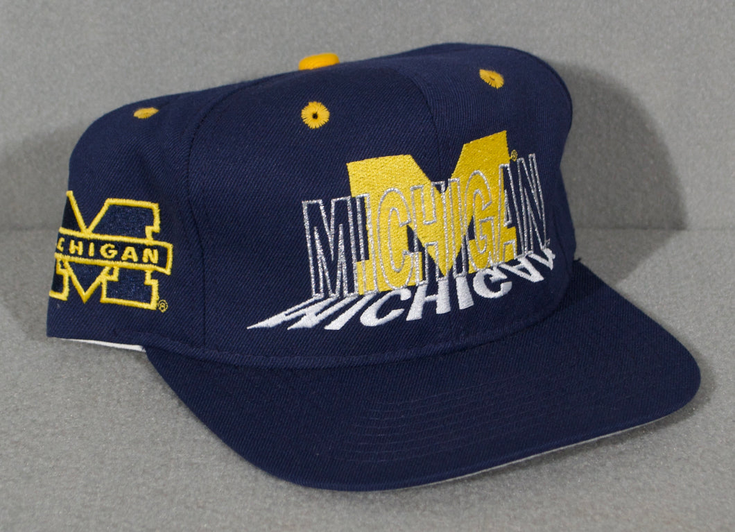 Vintage Michigan Shadow Snapback New w/o Tags