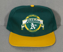 Load image into Gallery viewer, Vintage A's Snapback Hat New w/o Tags