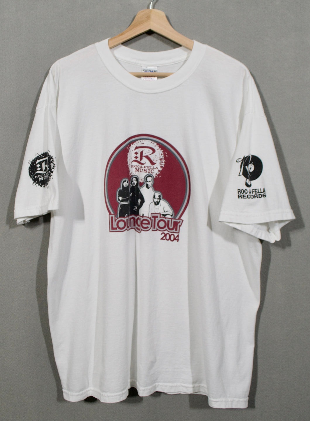 Vintage Roc-a-fella Lounge Tour 2004 Tshirt sz XL New w/o Tags
