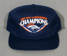 Load image into Gallery viewer, Vintage Broncos 1997 AFC Champs Snapback Hat New w/o Tags