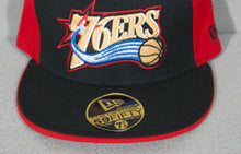 Load image into Gallery viewer, Vintage Sixers Pinwheel Fitted sz 7 3/8 New w/ Tags