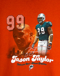 Vintage Miami Dolphins Jason Taylor Tshirt sz Large