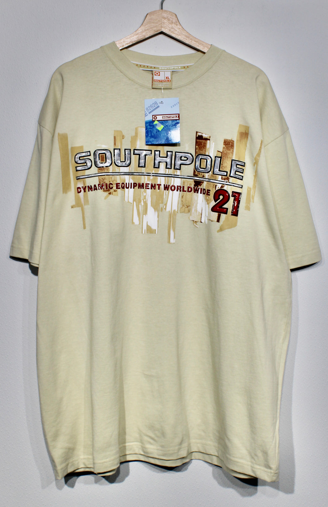 Vintage Southpole Dynamic Equipment Worldwide T-shirt sz XL New w/ Tags