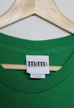 Load image into Gallery viewer, Vintage Green M&amp;M Face T-shirt sz XL