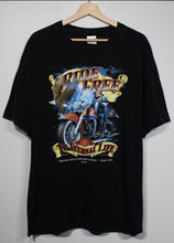 Load image into Gallery viewer, Vintage Ride Free to Eternal Life Biker Tshirt sz XL