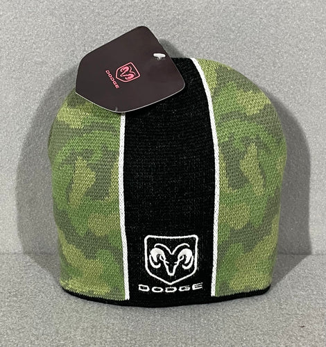 Vintage Dodge Camo Beanie New w/ Tags
