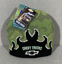 Load image into Gallery viewer, Vintage Chevy Camo Flames Beanie New w/ Tags